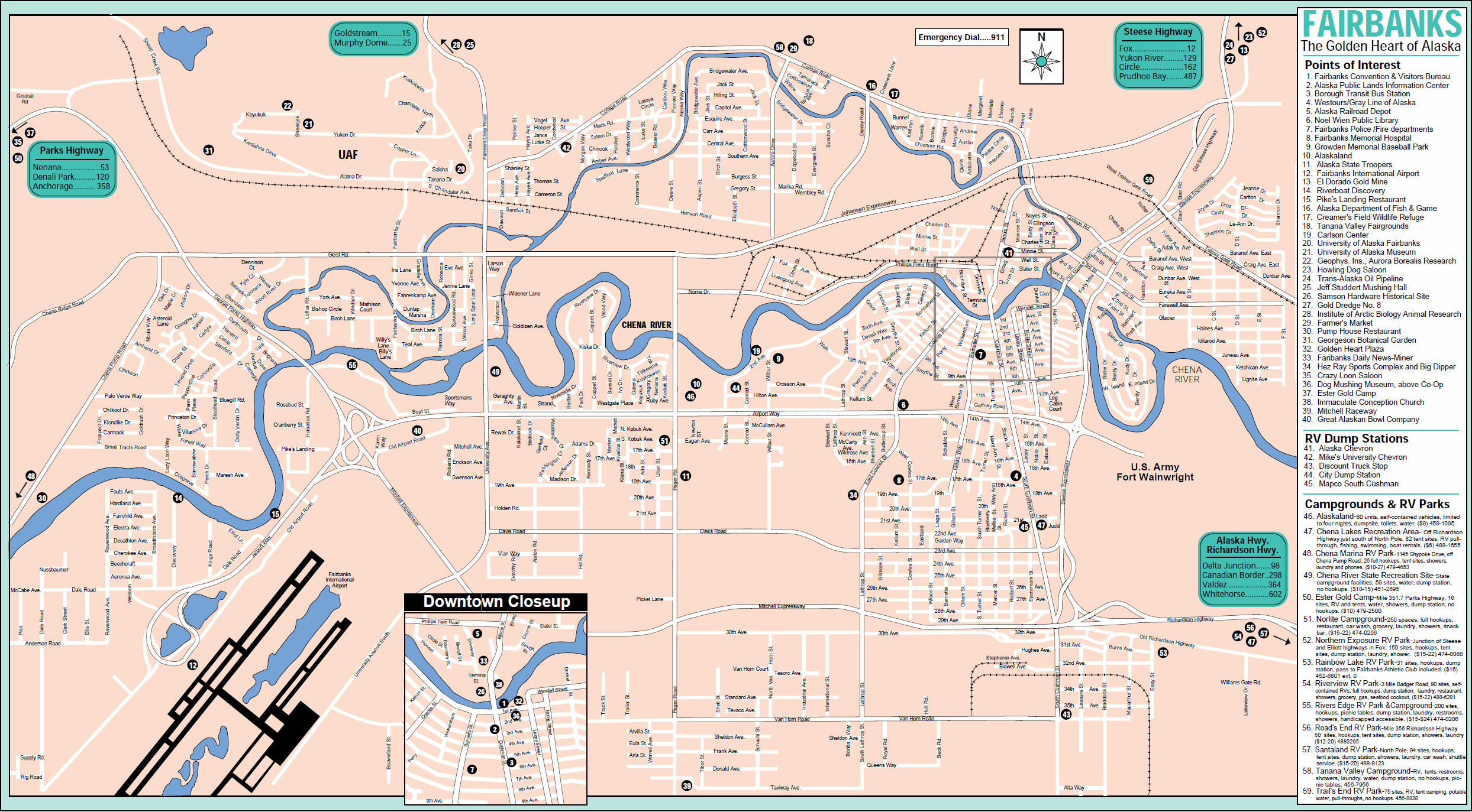 Fairbanks Map | Maps